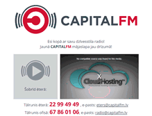 Tablet Screenshot of capitalfm.lv